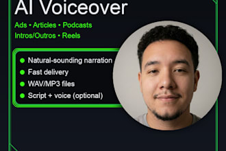 generate a professional ai voiceover in spanish and english with elevenlabs