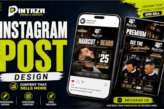 design professional instagram posts that sell