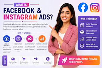 run facebook ads and intagram ads for more leads or sales
