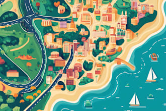 create custom vector maps