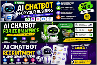 build ai chatbot automation for recruitment, lead qualifica