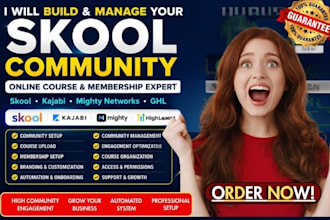 skool community setup online course community setup skool community manager