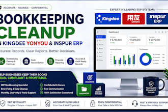 do bookkeeping cleanup in kingdee yonyou and inspur erp