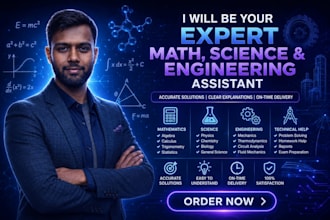 be your expert math, science and engineering assistant