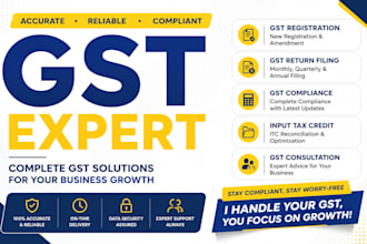 do gst registration tax return filling bookkeeping income finance gst consultant