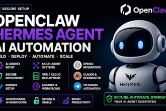 open claw setup secure open claw hermes agent setup openclaw agents automation