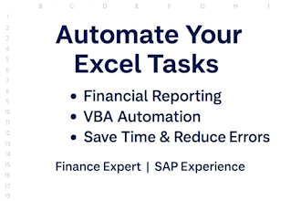 automate financial reporting in excel with vba