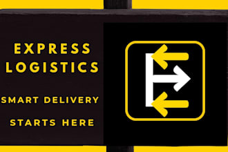 design a modern logistics brand identity kit and custom logo design