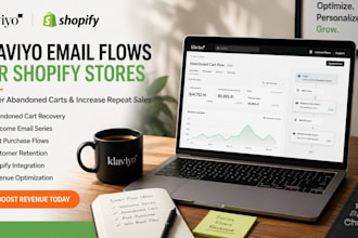 create klaviyo shopify email flows and abandoned cart automation