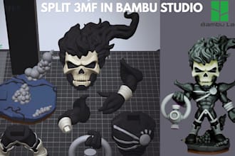 convert stl to 3mf for bambu ams multicolor printing add color to 3d models