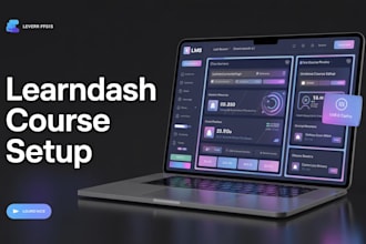 build learndash course lms website learndash website elearning website learndash