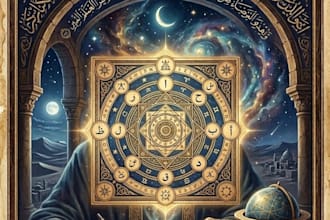 provide an ancient ilm al jafr arabic oracle reading