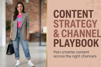 create a content strategy and channel playbook for your brand