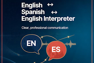 provide english and spanish live interpretation