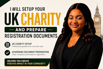setup your UK charity and prepare registration documents