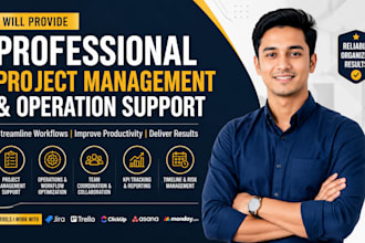 provide professional project management and operations support