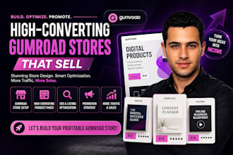 do gumroad, gumroad promotion, gumroad digital products store, gumroad design