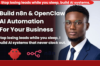 ai agent developer, openclaw expert social media n8n automation, API integration