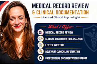 professional healthcare review documentation support writing mental support