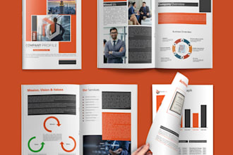 design company profile corporate brochure annual report product catalog PDF file