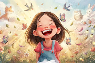 children story book illustration children story children story book illustration
