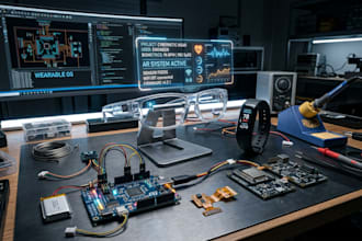 smart glasses design and embedded firmware development for ar wearable devices