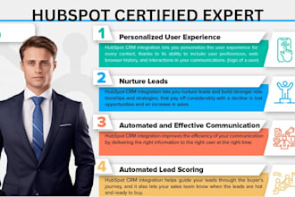 setup hubspot CRM automation workflow and hubspot integration for business