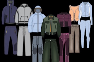 create professional clothing mockups