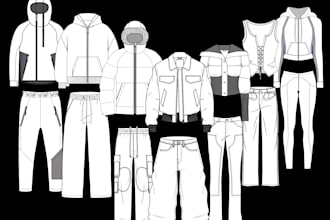 create professional clothing mockups