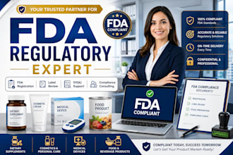 do fda compliance, mocra cosmetic and supplement label review