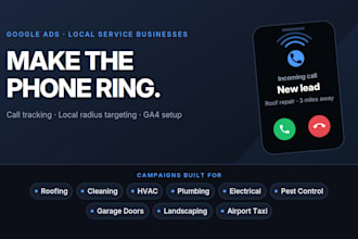 set up google ads for local service businesses to generate calls