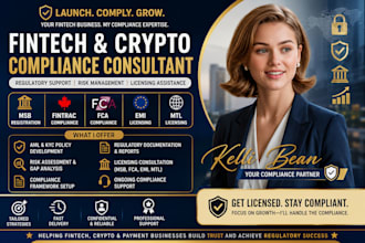 help you with fintech licensing, aml, kyc, and regulatory compliance