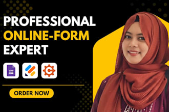 create google form, jotform, cognito form, online survey