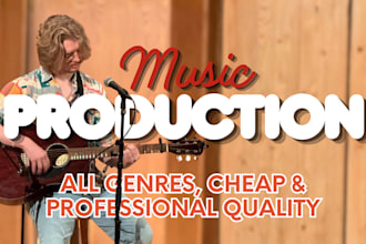 produce your music with beats, instruments, and background