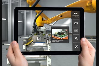develop industrial ar simulation and training app