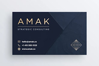 do your business card and minimalist logo with clean design