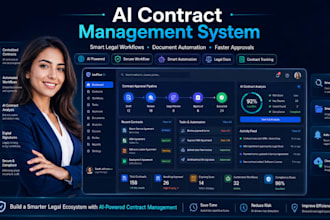 build ai contract management legal workflow document automation system