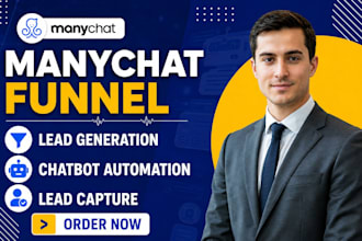 manychat funnel lead generation chatbot  lead capture