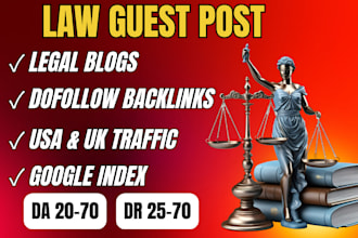 do law guest post backlinks on legal and attorney blogs