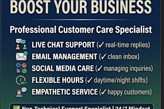 be your expert customer support and live chat assistant