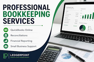 do monthly bookkeeping and quickbooks reconciliation