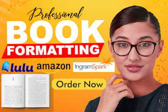 book formatting amazon kindle cover layout design for print and ebook publishing