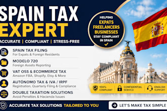 handle spain tax filing for expats autónomos ecommerce vat oss modelo 720