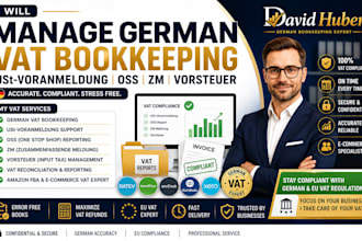 manage german vat bookkeeping ust voranmeldung oss eu zm and vat reconciliation