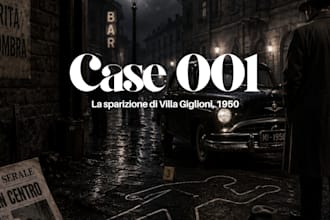 scrivero script e articoli su mistero cirme e psicologia