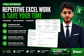 automate repetitive excel work and save your time