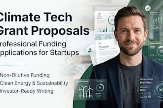 write a climate tech startup grant proposal