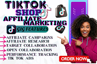 setup tik tok shop affiliate marketing, manage tiktok shop and tik tok ads