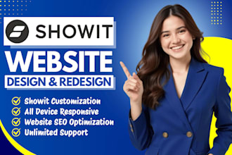 design showit website, customize showit template, update and redesign showit