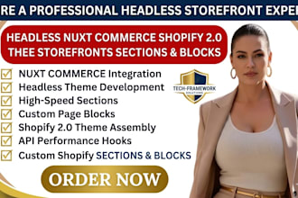 build headless nuxt commerce shopify 2 0 theme storefronts sections and blocks